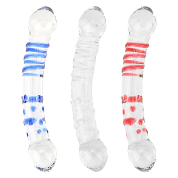 Unisex Glass Dildo Masturbator / Adult Crystal Fake Penis / Glass Anal Sex Toy - EVE's SECRETS